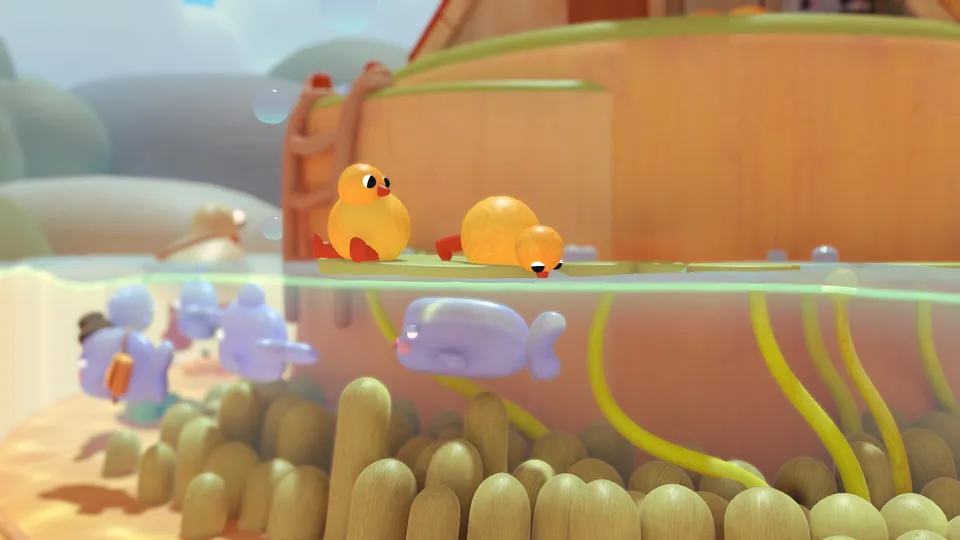 Woodo official Steam screenshot of a completed diorama